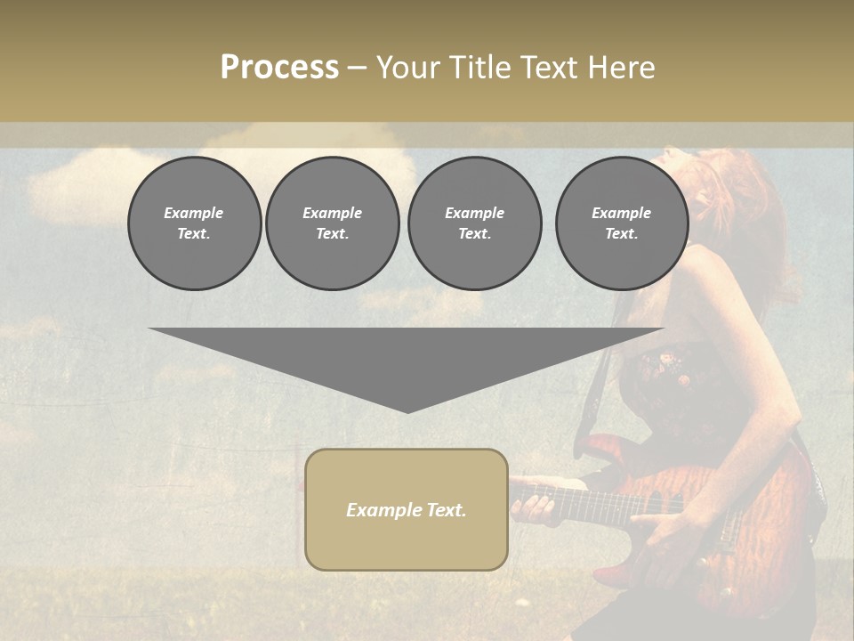 Music Clothes Keep PowerPoint Template