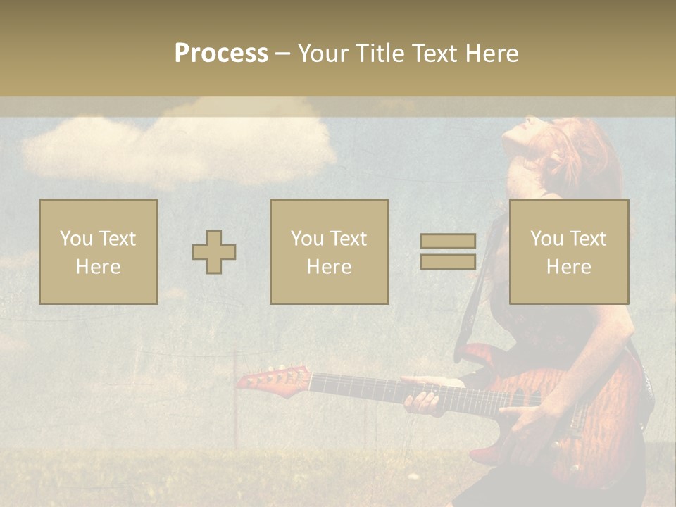 Music Clothes Keep PowerPoint Template