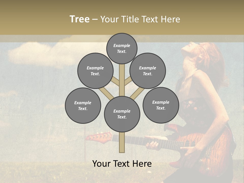 Music Clothes Keep PowerPoint Template