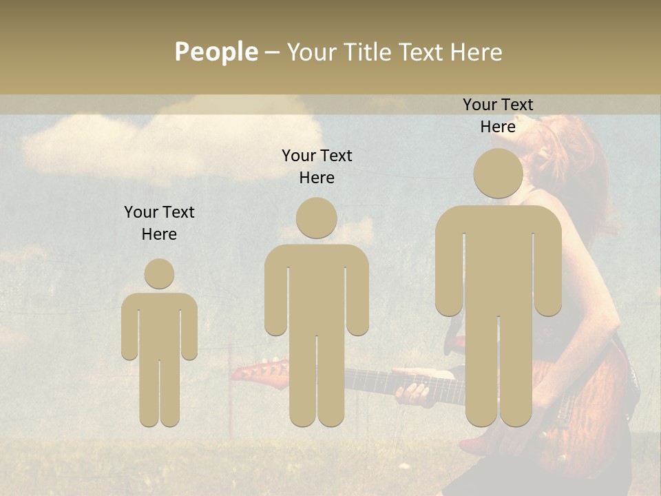 Music Clothes Keep PowerPoint Template