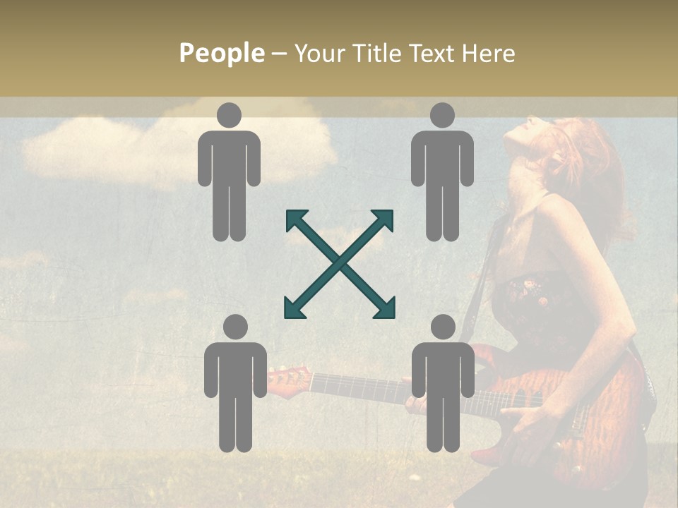 Music Clothes Keep PowerPoint Template