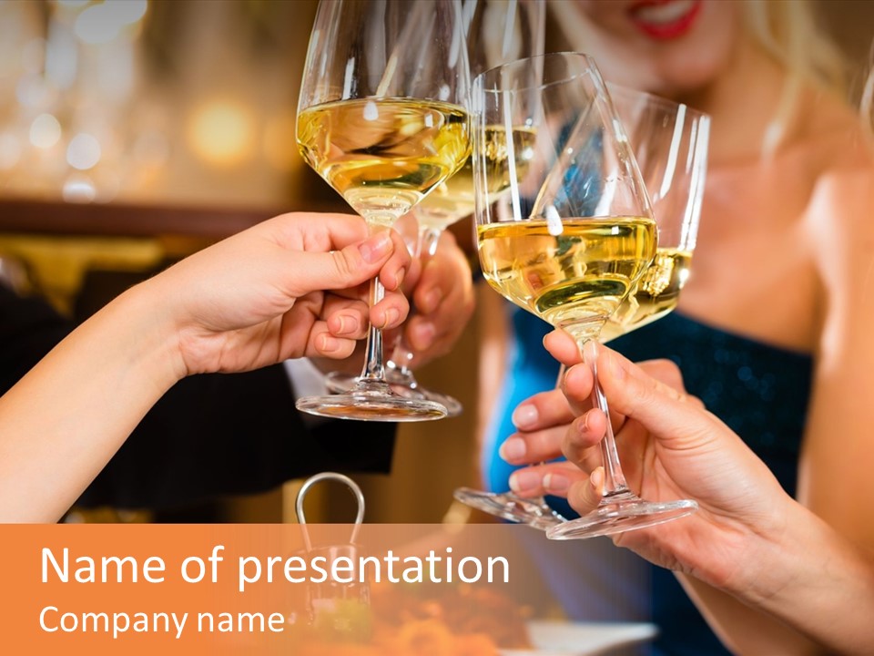 People Alcohol Group PowerPoint Template