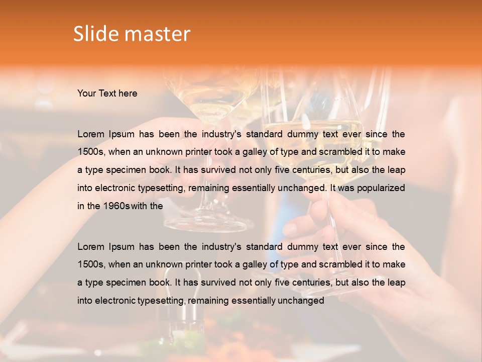 People Alcohol Group PowerPoint Template