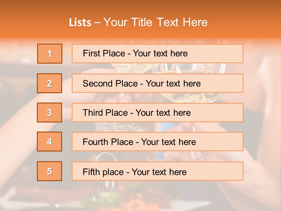 People Alcohol Group PowerPoint Template