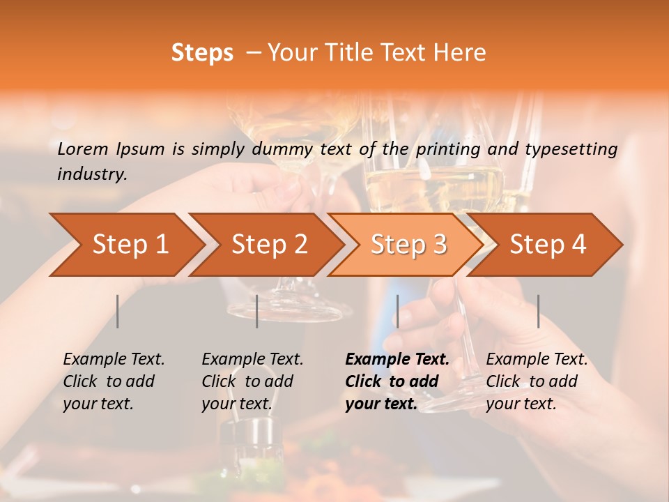 People Alcohol Group PowerPoint Template