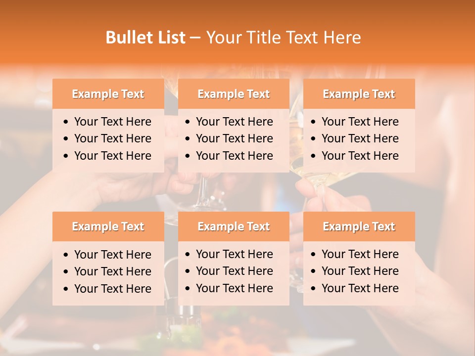 People Alcohol Group PowerPoint Template
