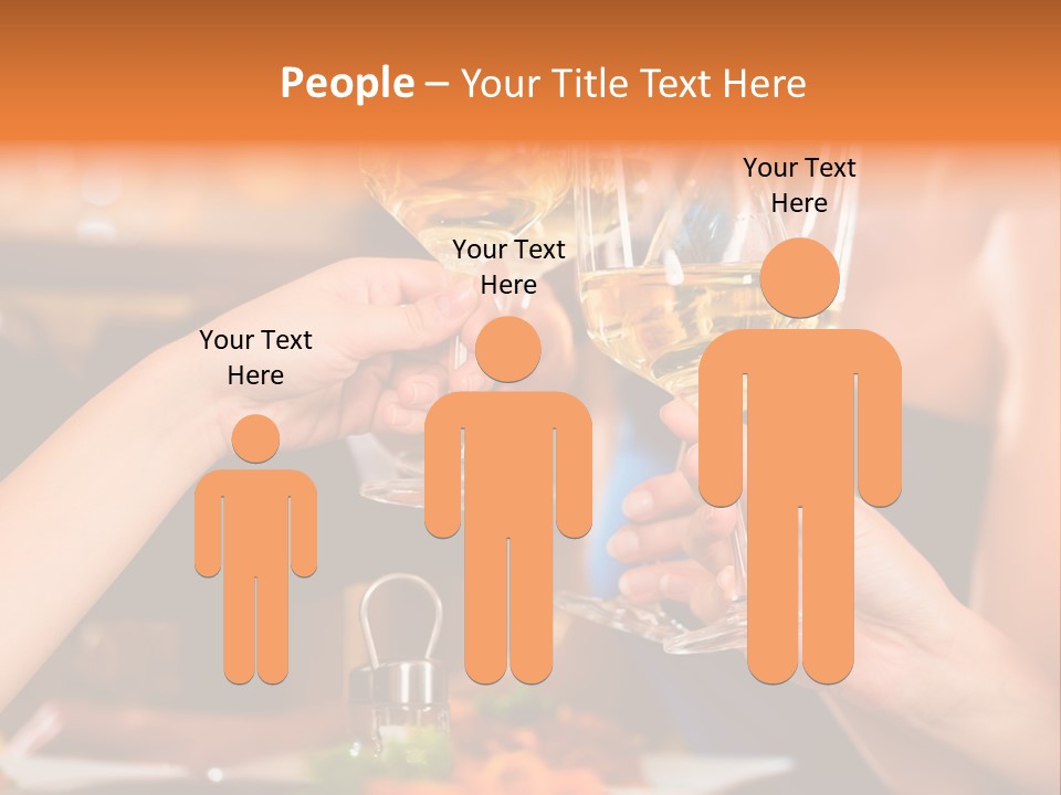 People Alcohol Group PowerPoint Template