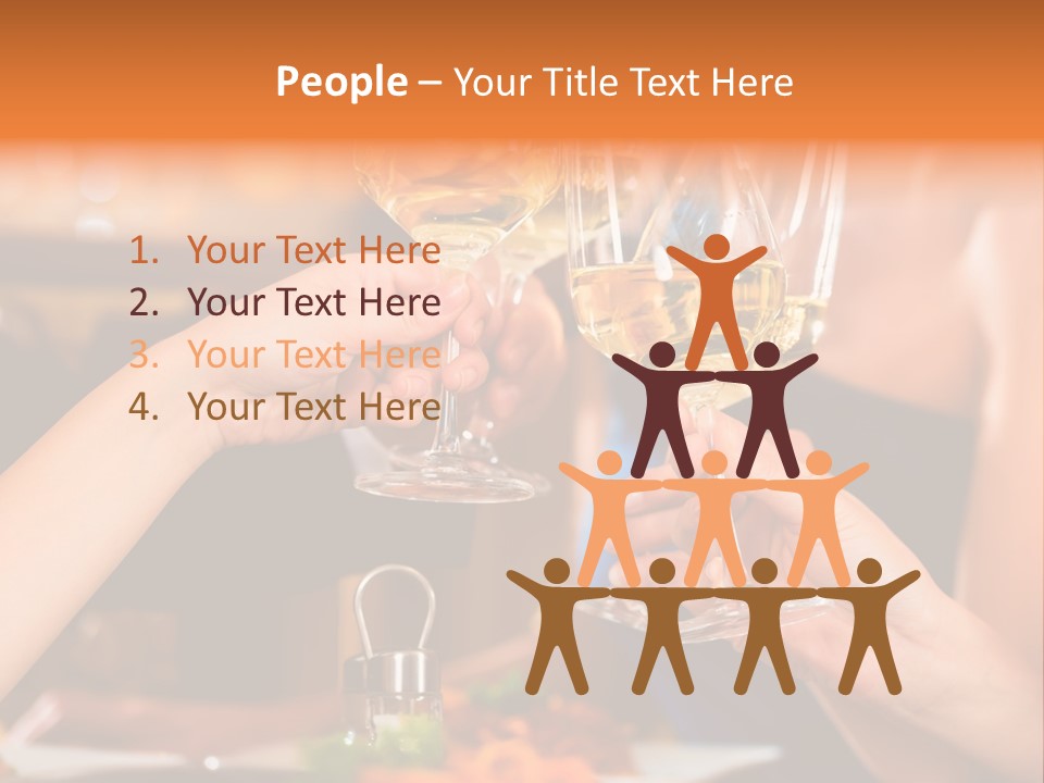 People Alcohol Group PowerPoint Template