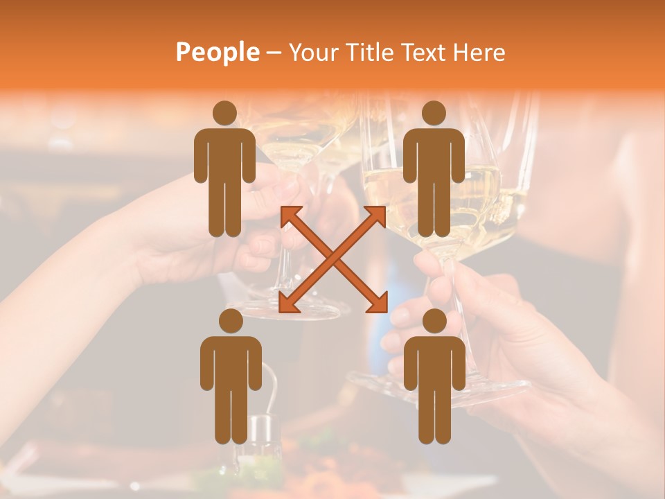 People Alcohol Group PowerPoint Template