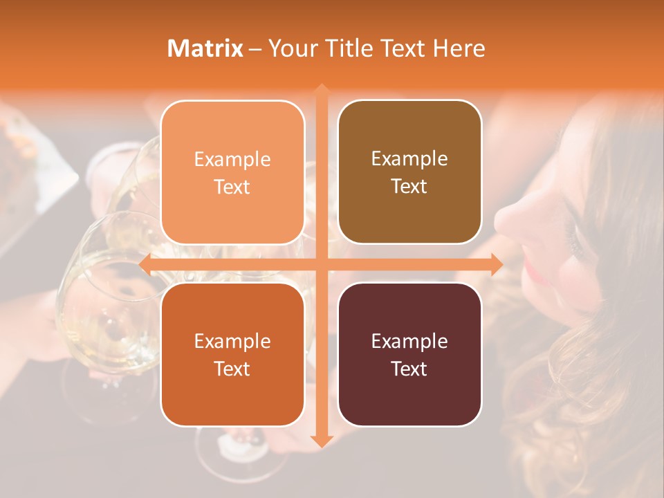 Laughing Fancy Star Restaurant PowerPoint Template