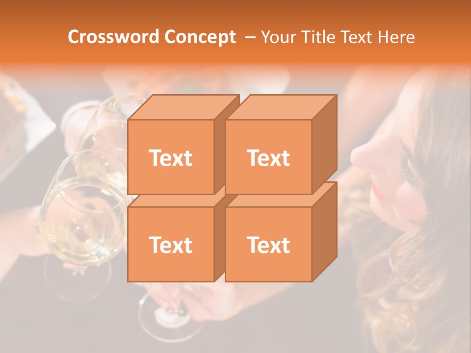 Laughing Fancy Star Restaurant PowerPoint Template