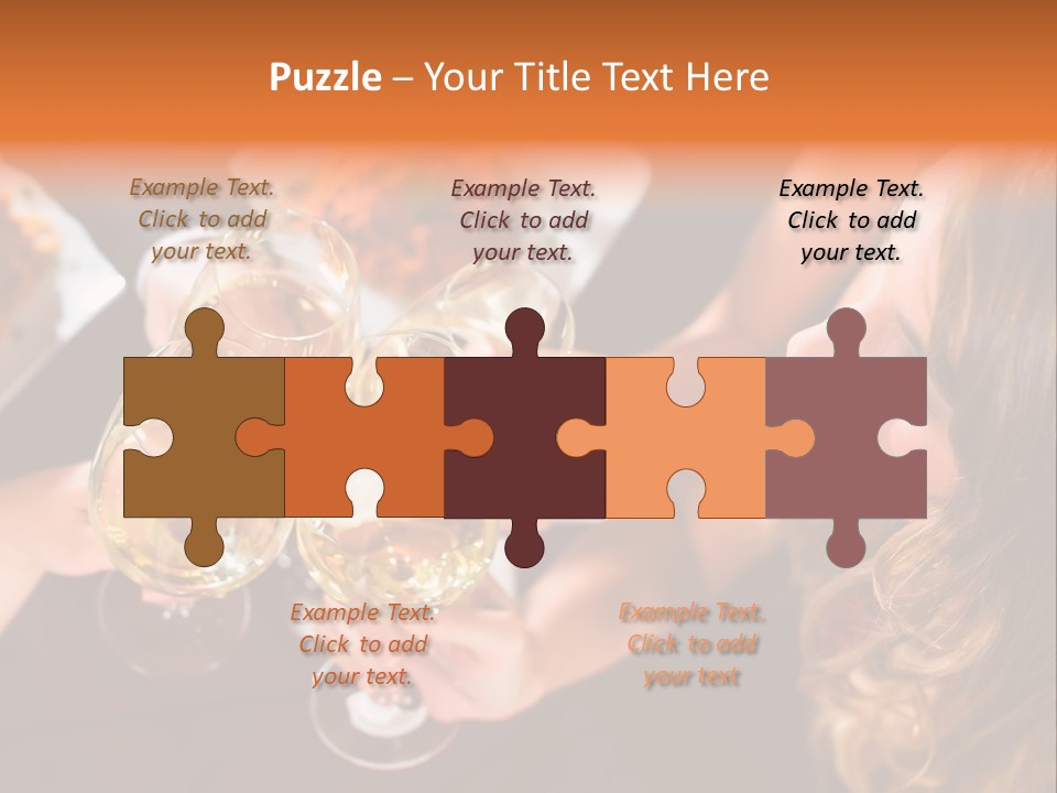 Laughing Fancy Star Restaurant PowerPoint Template