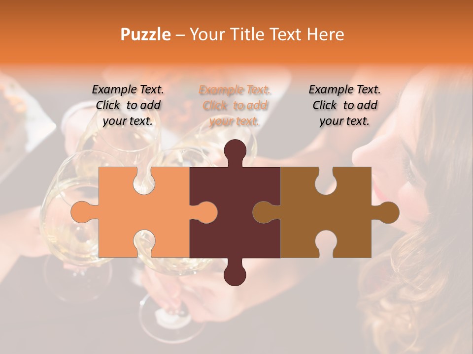 Laughing Fancy Star Restaurant PowerPoint Template