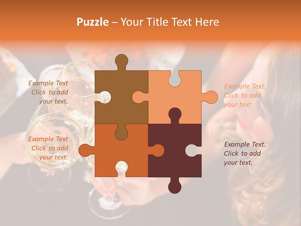 Laughing Fancy Star Restaurant PowerPoint Template