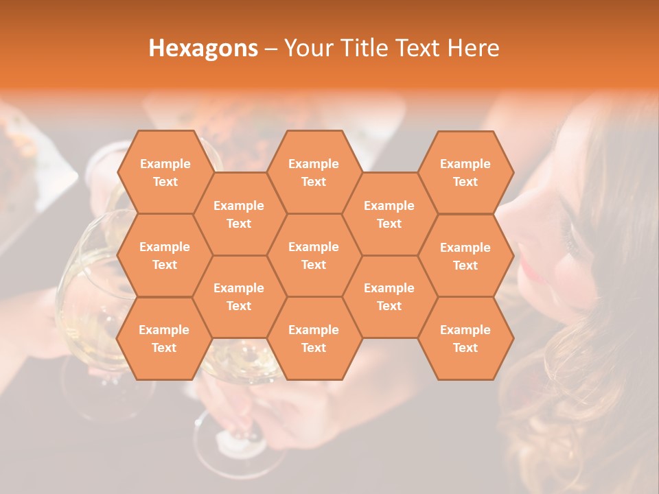 Laughing Fancy Star Restaurant PowerPoint Template