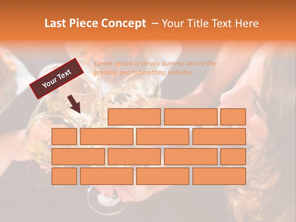 Laughing Fancy Star Restaurant PowerPoint Template