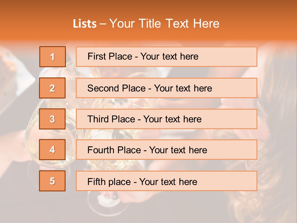 Laughing Fancy Star Restaurant PowerPoint Template