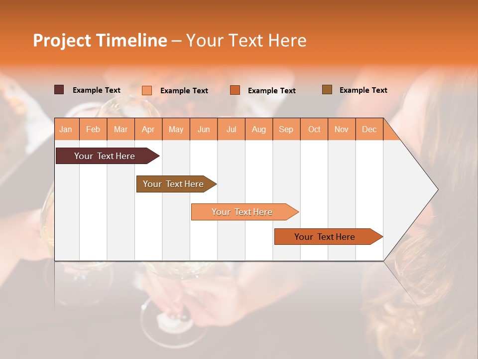 Laughing Fancy Star Restaurant PowerPoint Template