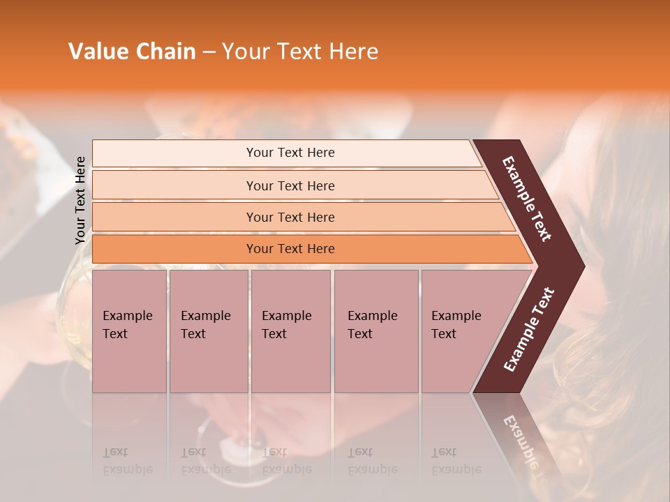 Laughing Fancy Star Restaurant PowerPoint Template