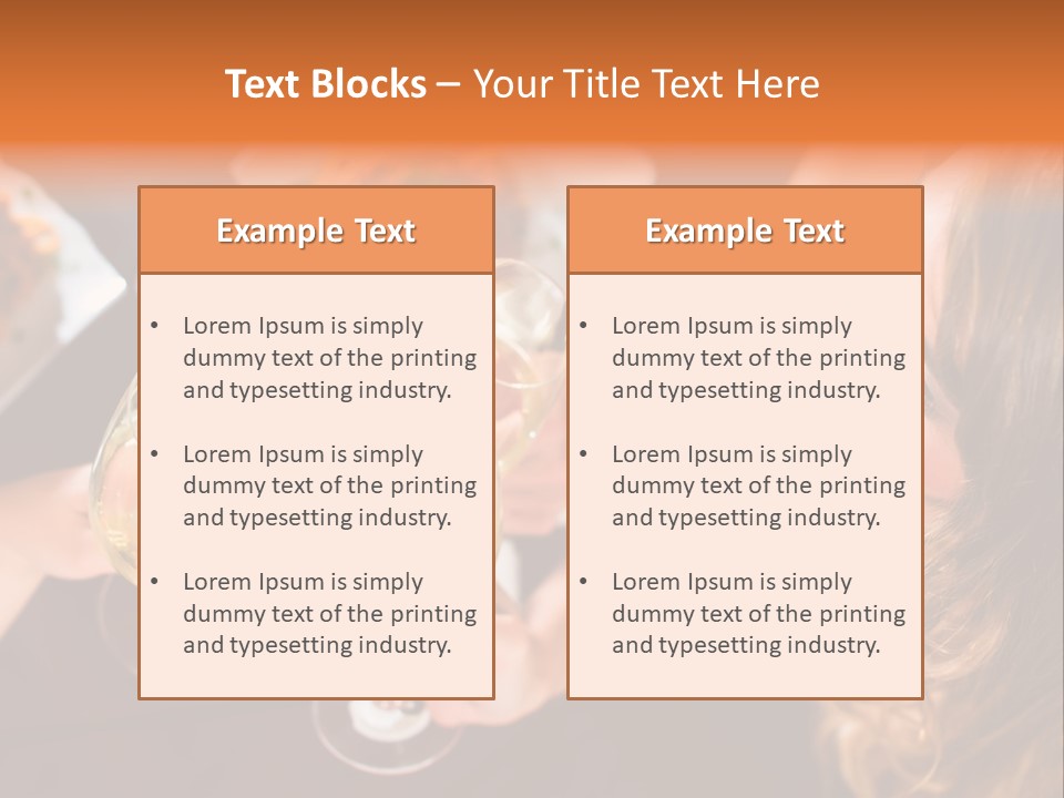 Laughing Fancy Star Restaurant PowerPoint Template