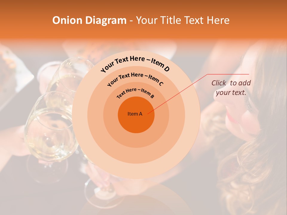 Laughing Fancy Star Restaurant PowerPoint Template