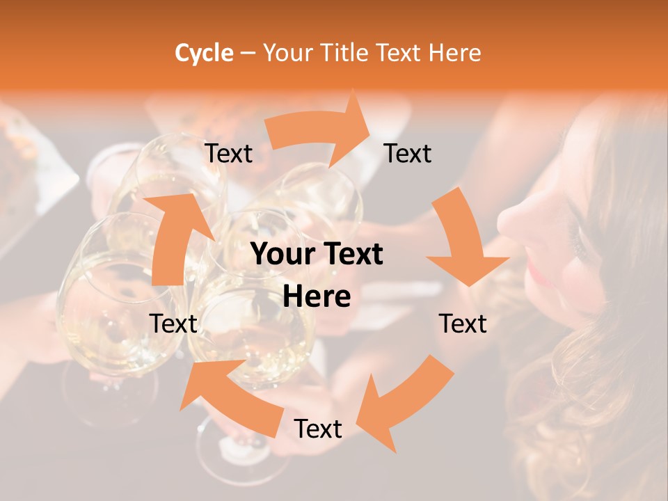 Laughing Fancy Star Restaurant PowerPoint Template