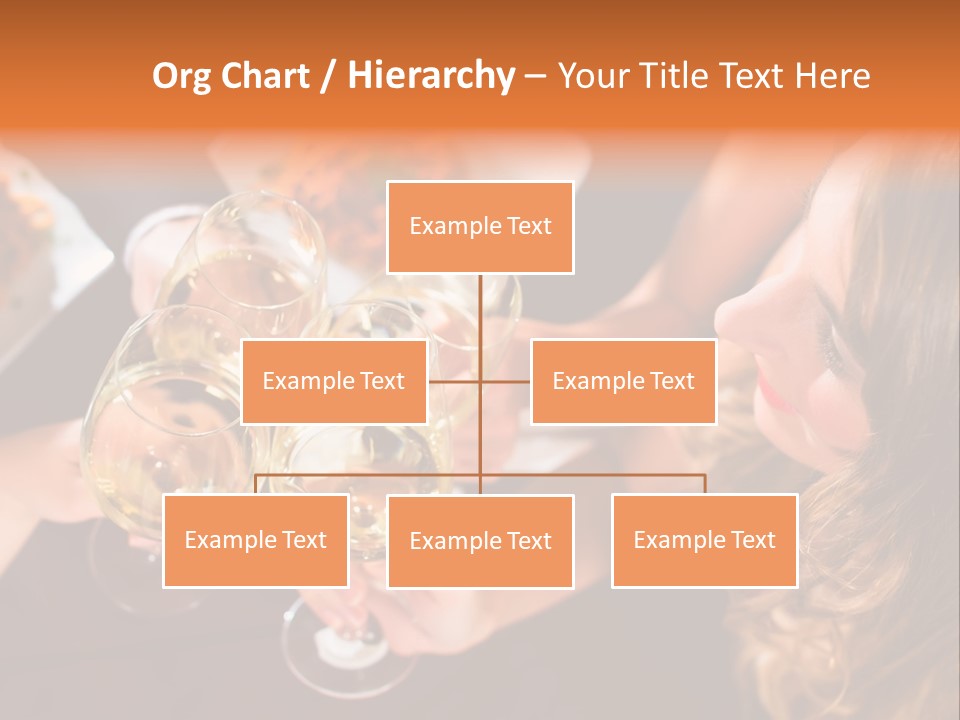 Laughing Fancy Star Restaurant PowerPoint Template