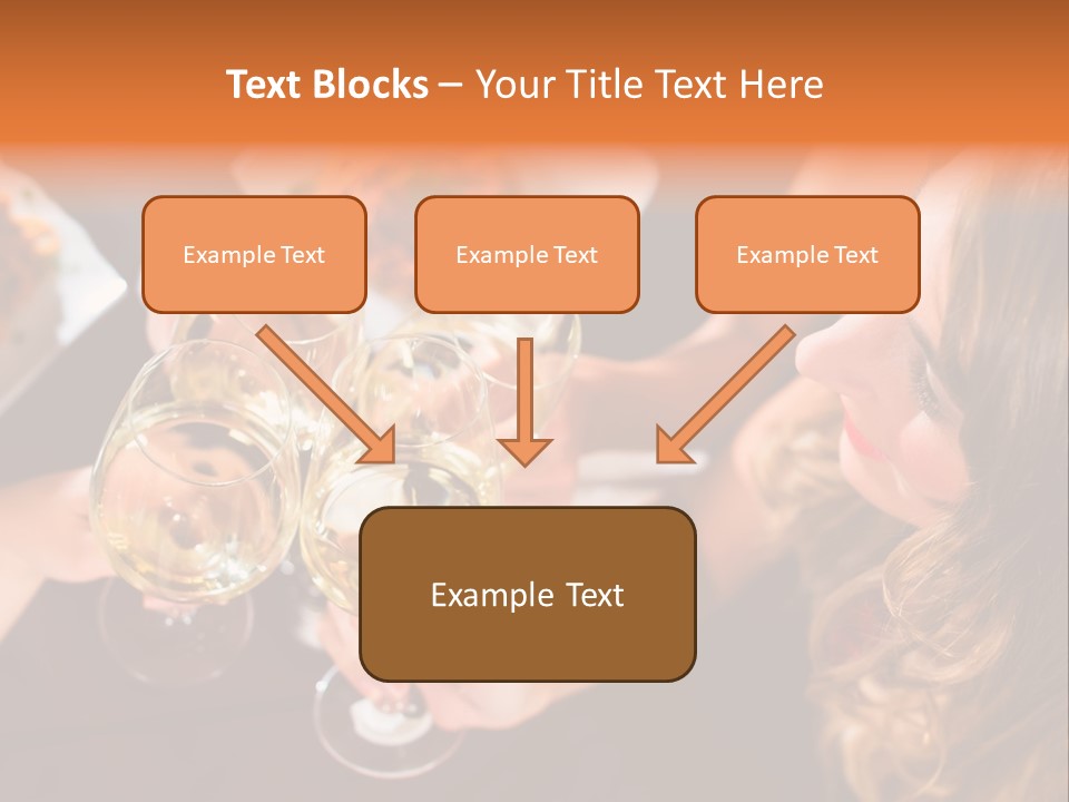 Laughing Fancy Star Restaurant PowerPoint Template