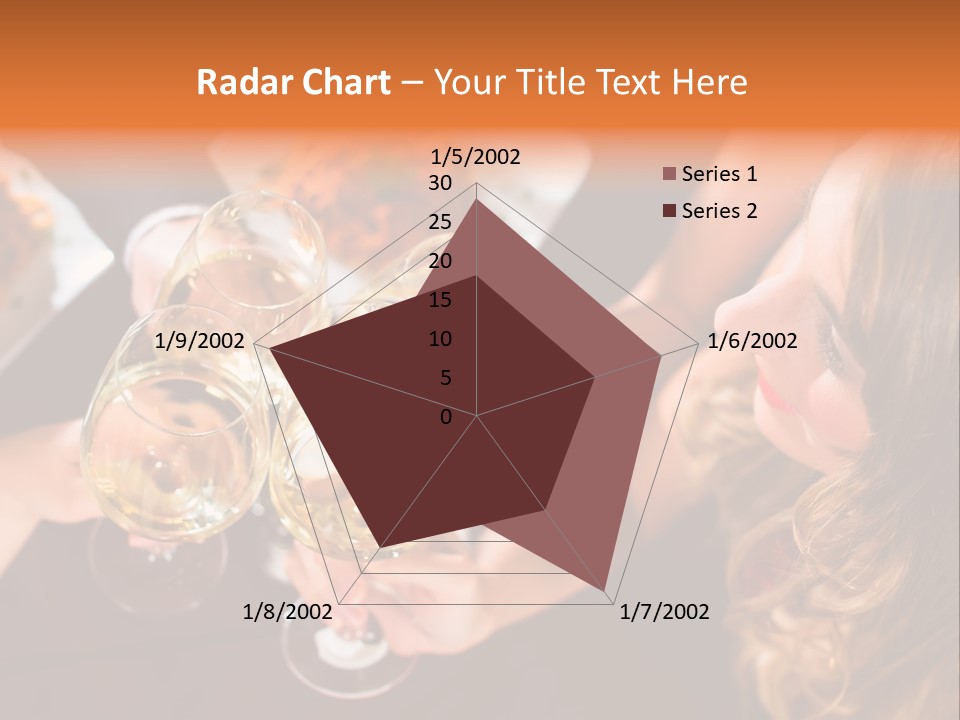 Laughing Fancy Star Restaurant PowerPoint Template