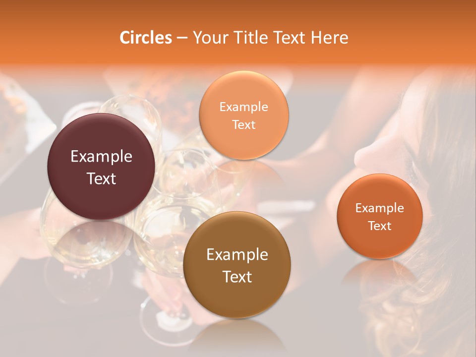 Laughing Fancy Star Restaurant PowerPoint Template