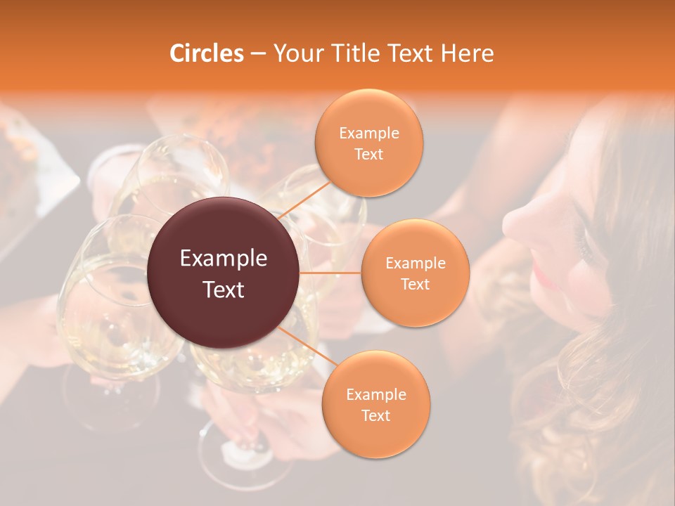 Laughing Fancy Star Restaurant PowerPoint Template