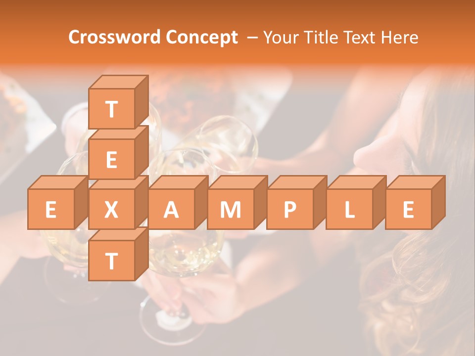 Laughing Fancy Star Restaurant PowerPoint Template