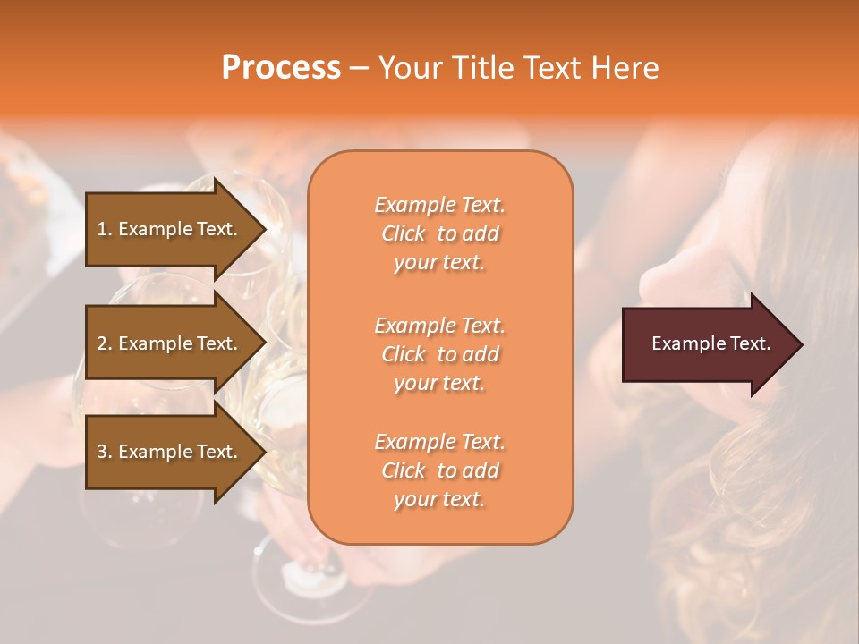 Laughing Fancy Star Restaurant PowerPoint Template