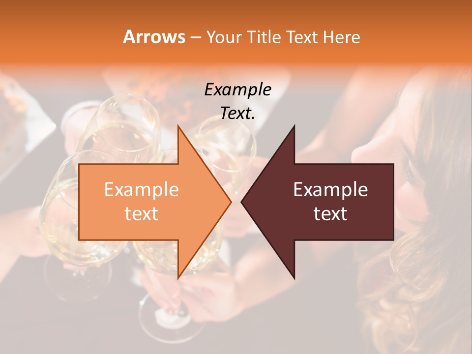 Laughing Fancy Star Restaurant PowerPoint Template