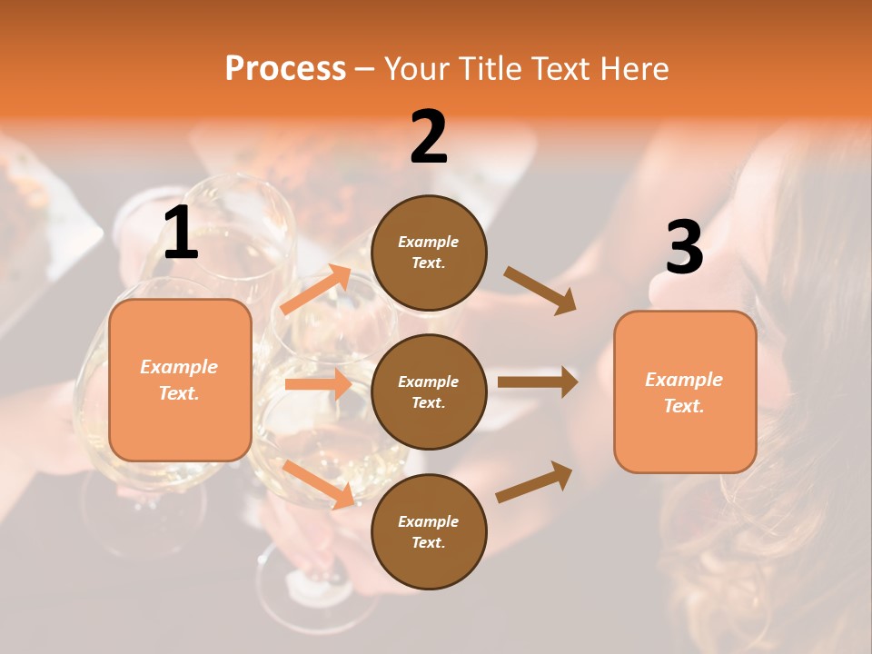 Laughing Fancy Star Restaurant PowerPoint Template