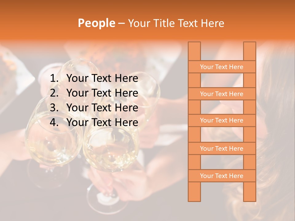 Laughing Fancy Star Restaurant PowerPoint Template