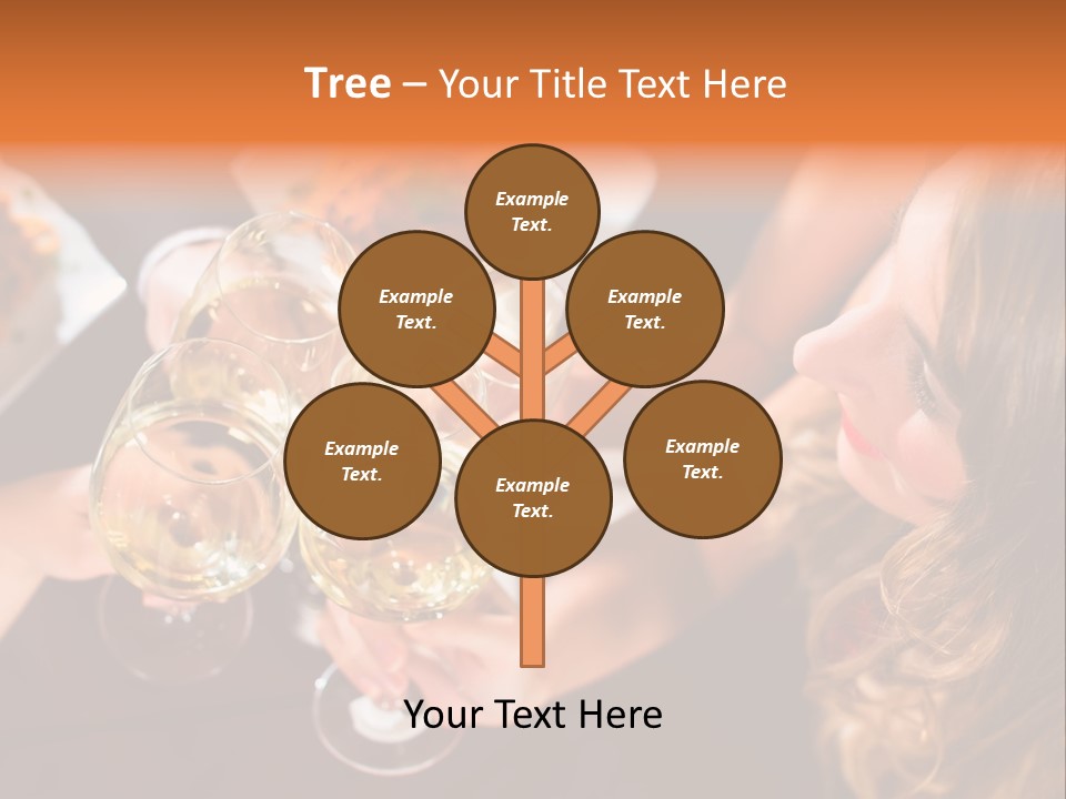 Laughing Fancy Star Restaurant PowerPoint Template