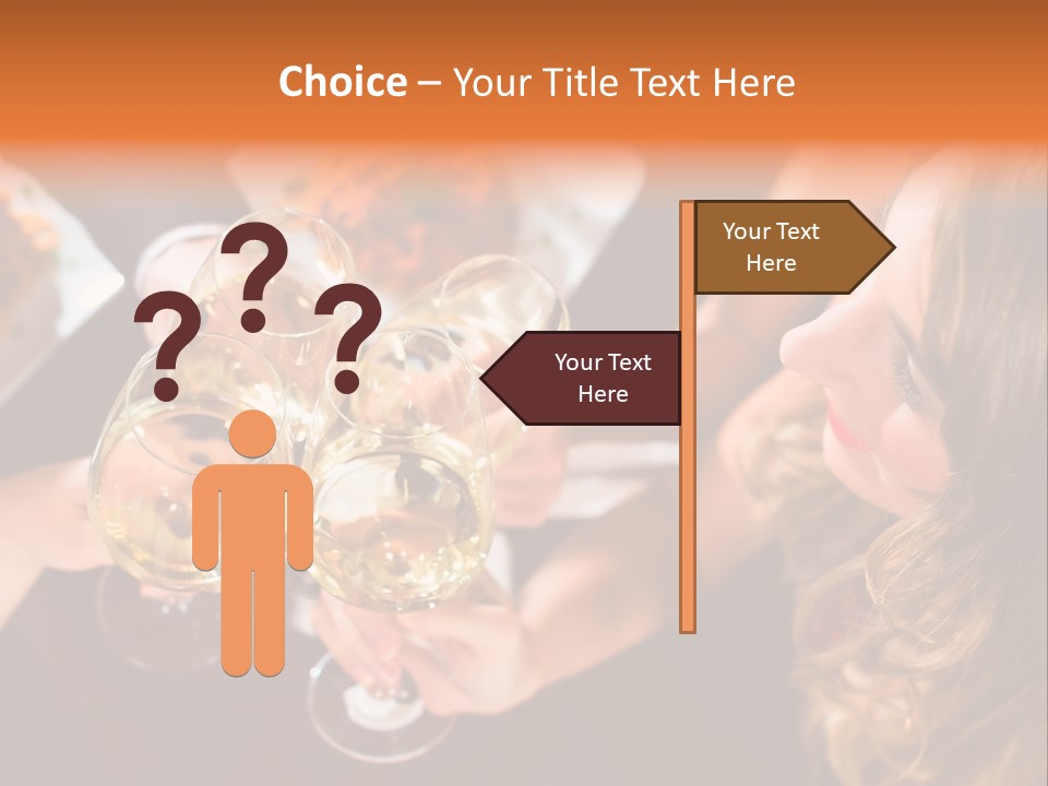 Laughing Fancy Star Restaurant PowerPoint Template