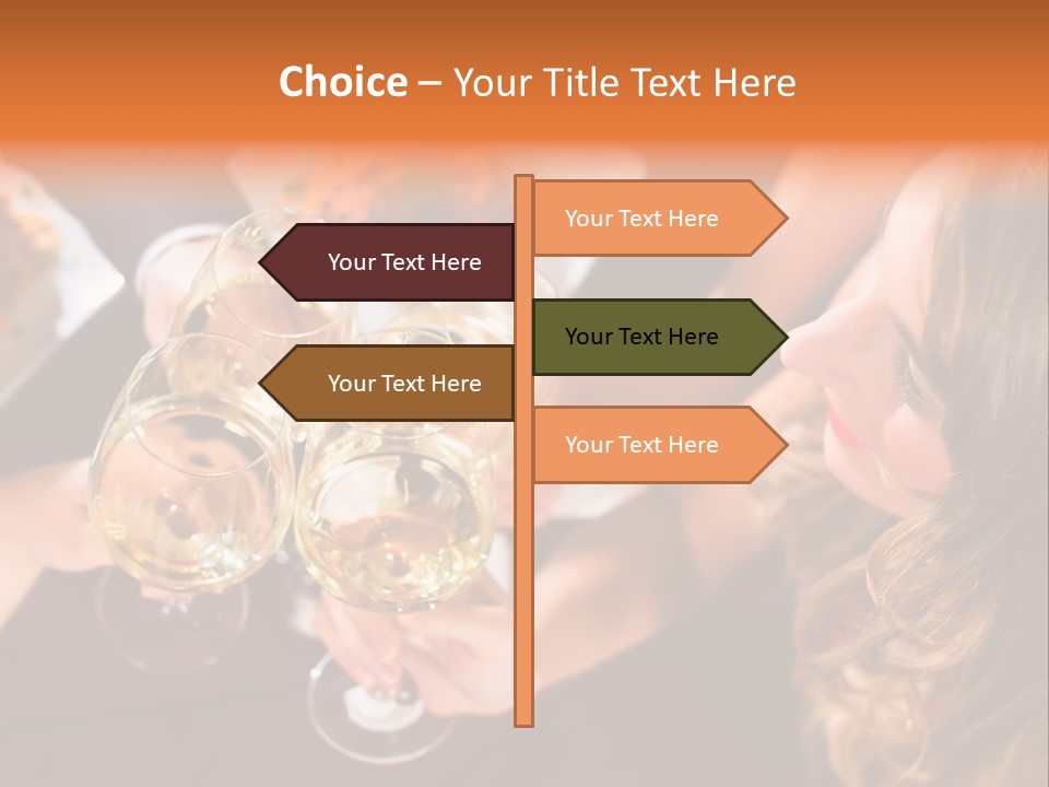 Laughing Fancy Star Restaurant PowerPoint Template