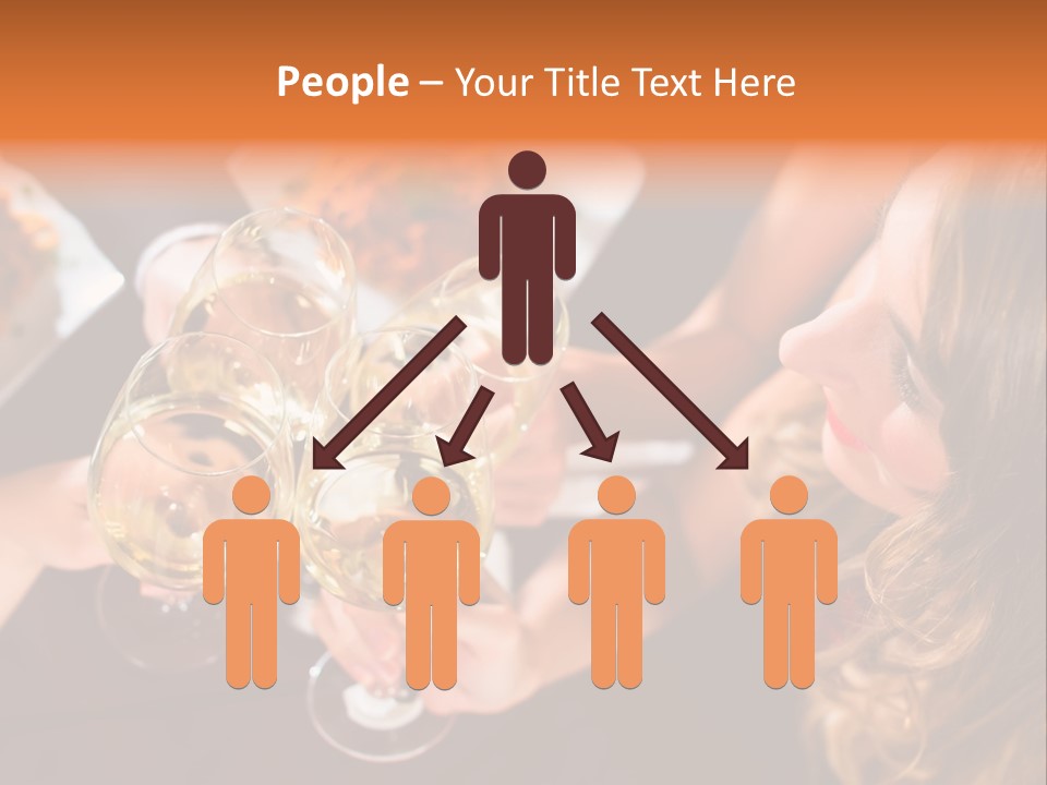 Laughing Fancy Star Restaurant PowerPoint Template