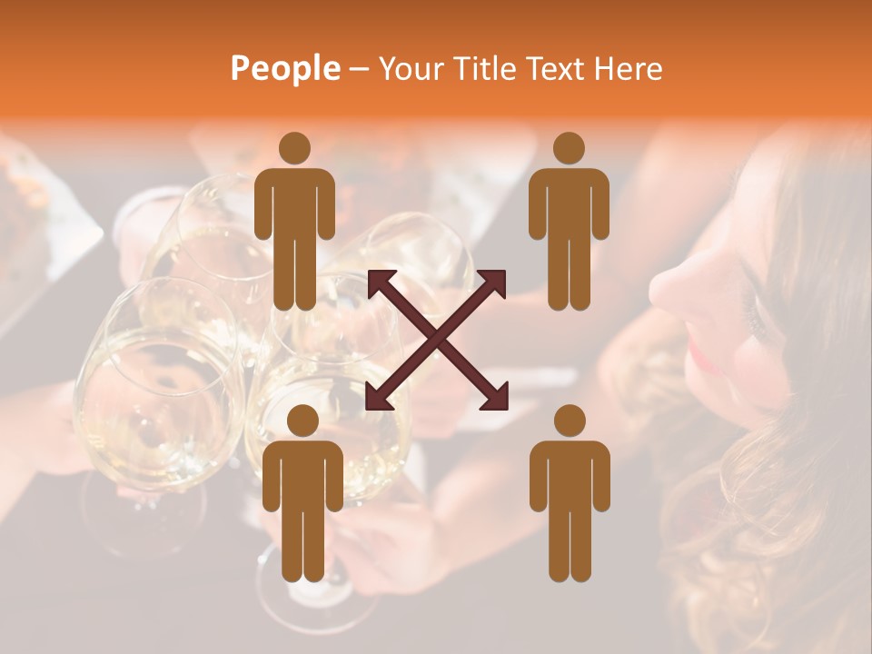 Laughing Fancy Star Restaurant PowerPoint Template