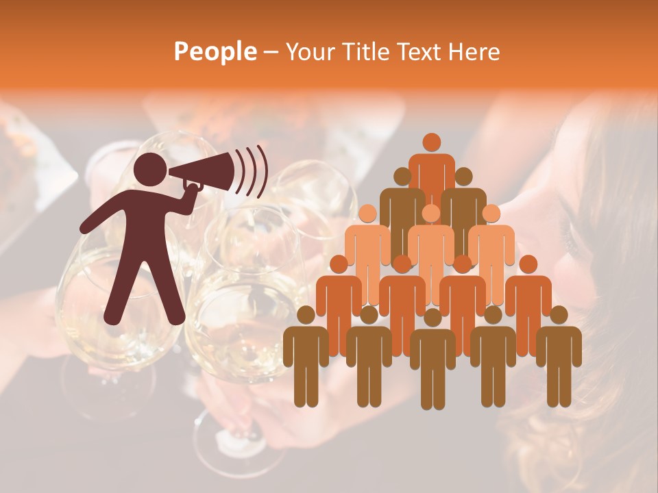 Laughing Fancy Star Restaurant PowerPoint Template