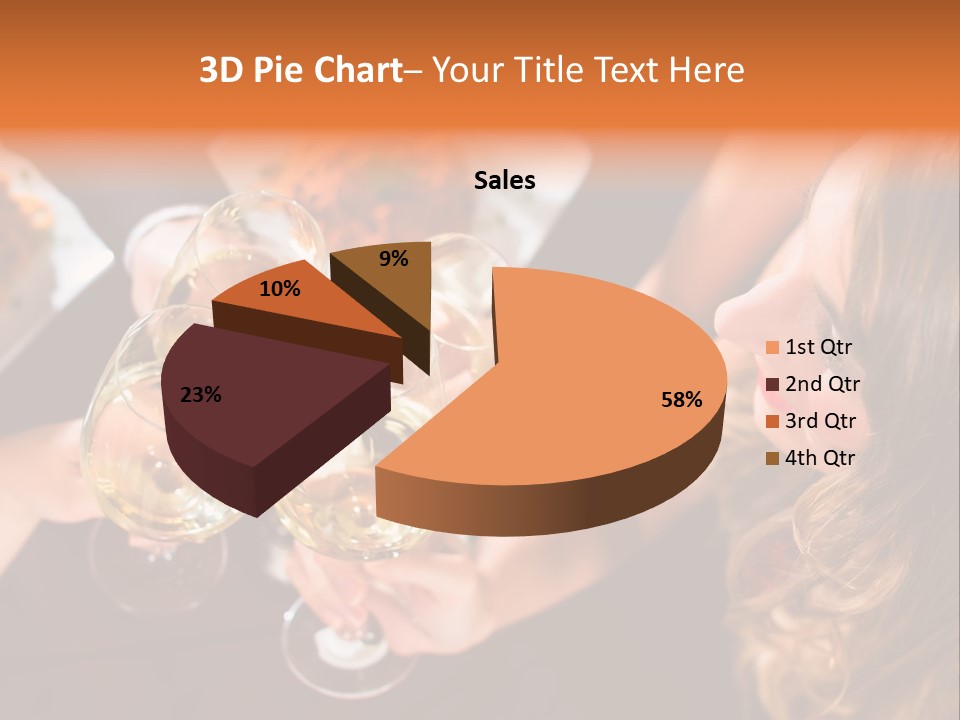 Laughing Fancy Star Restaurant PowerPoint Template