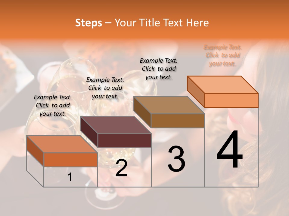 Laughing Fancy Star Restaurant PowerPoint Template