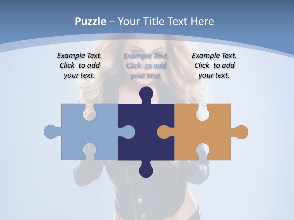 Background Cleavage Beauty PowerPoint Template