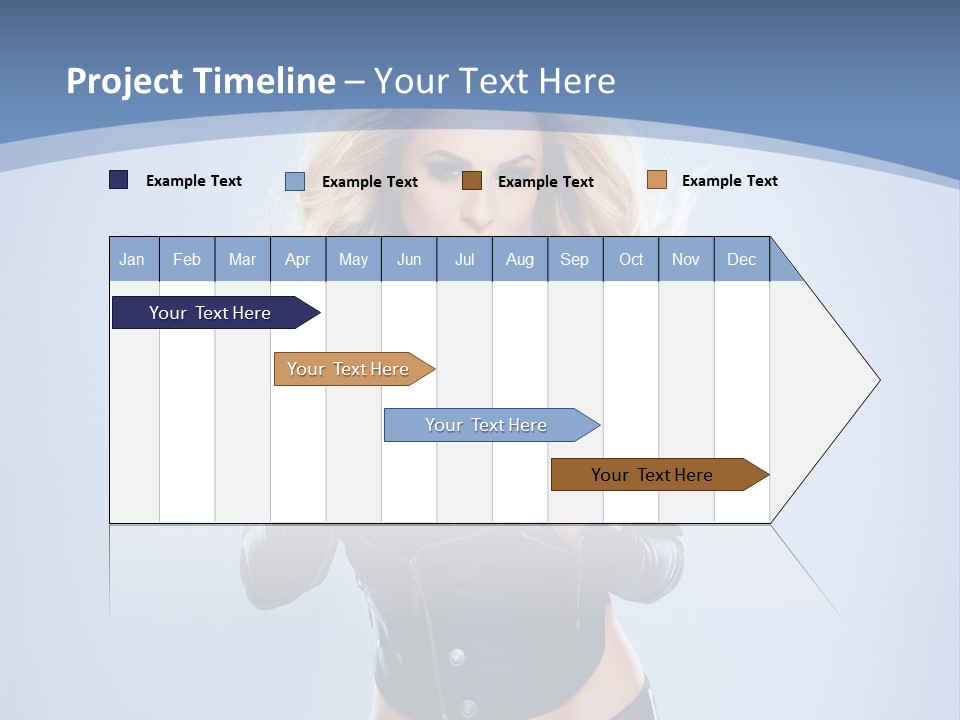 Background Cleavage Beauty PowerPoint Template