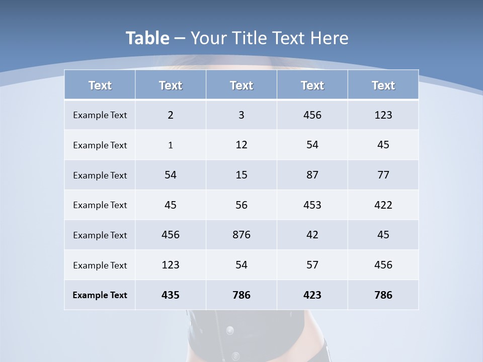 Background Cleavage Beauty PowerPoint Template