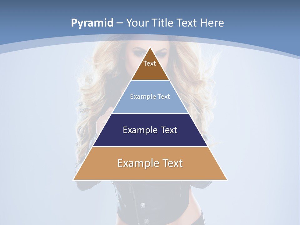 Background Cleavage Beauty PowerPoint Template