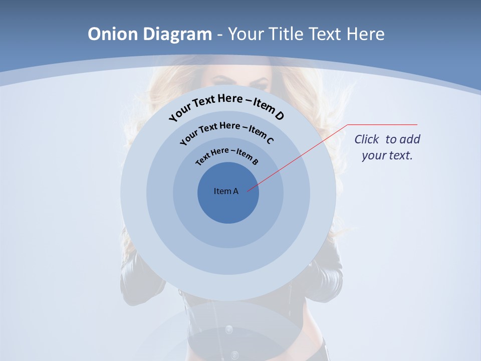 Background Cleavage Beauty PowerPoint Template