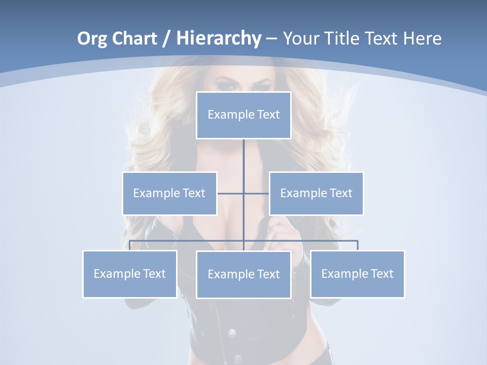 Background Cleavage Beauty PowerPoint Template